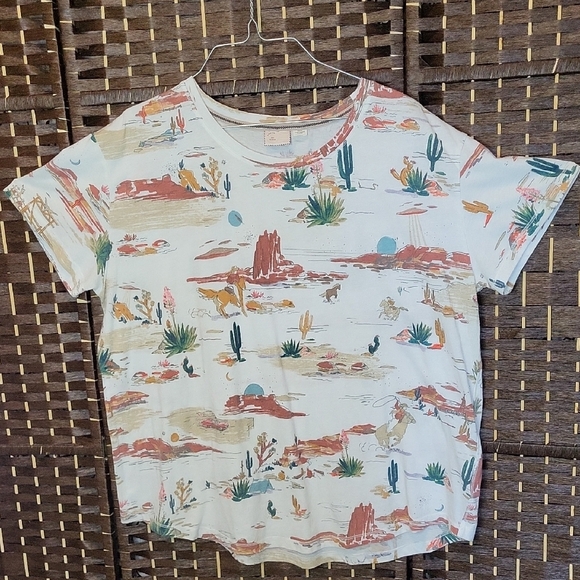 Desert Print Short Sleeve Tee - Picture 1 of 5